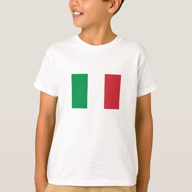 Camiseta Bandeira da Itália (Frente)