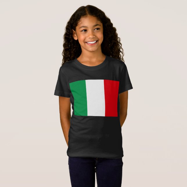 Camiseta Bandeira da Itália (Frente Completa)
