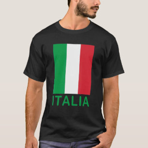 Camiseta Bandeira da Itália Italiano Itália Família Herança