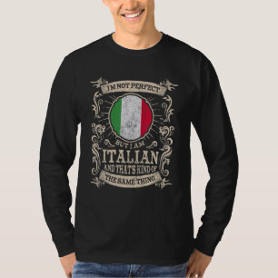 Camiseta Bandeira da Itália Italianos Orgulhosos Homens e M