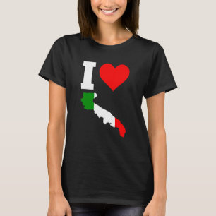 Camiseta Bandeira da Itália para a Puglia   Eu amo Puglia