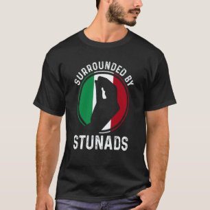 Camiseta Bandeira da Itália Raízes Italianas Dito Cercado P