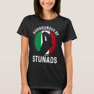 Camiseta Bandeira da Itália Raízes Italianas Dito Cercado P
