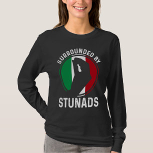 Camiseta Bandeira da Itália Raízes Italianas Dito Cercado P