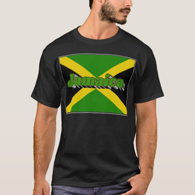 Camiseta bandeira da Jamaica (Frente)