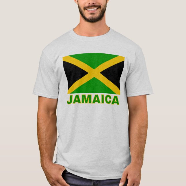 Camiseta bandeira da Jamaica (Frente)