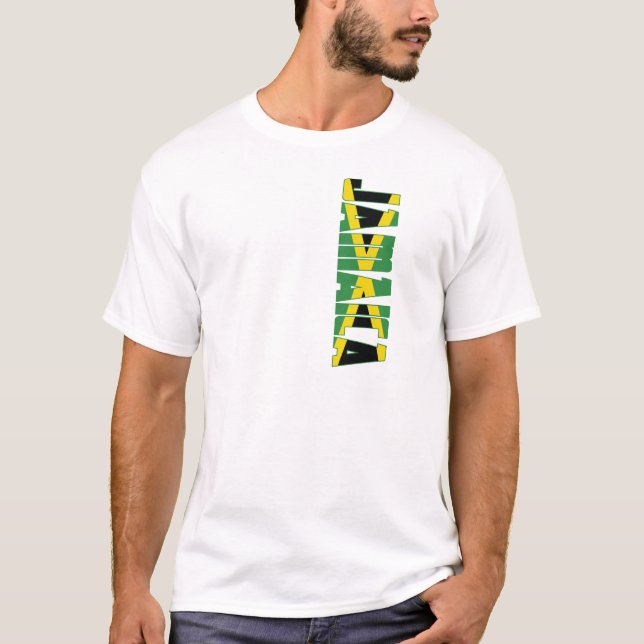 Camiseta bandeira da Jamaica (Frente)