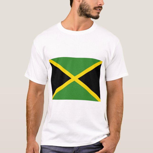 Camiseta Bandeira da Jamaica (Frente)