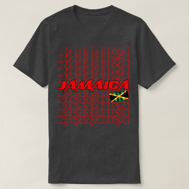 Camiseta bandeira da Jamaica (Frente do Design)