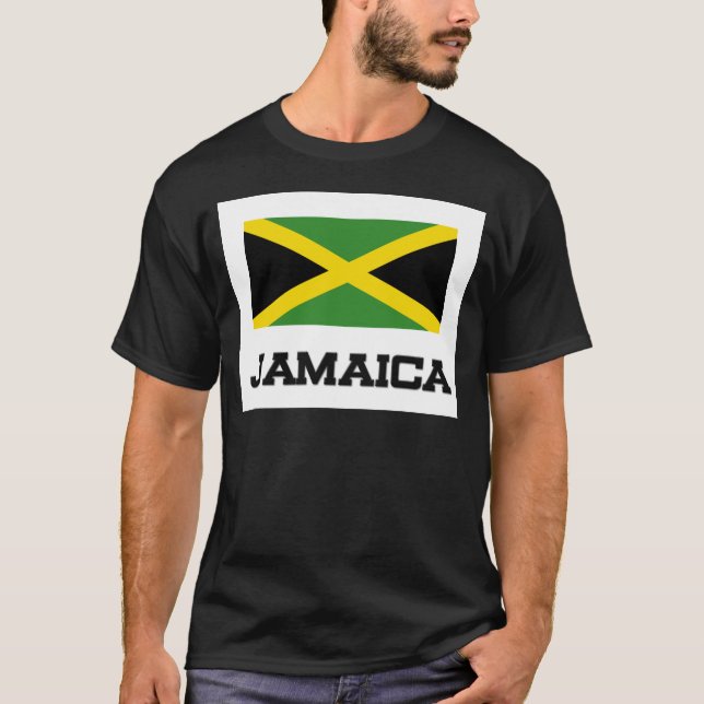 Camiseta bandeira da Jamaica (Frente)