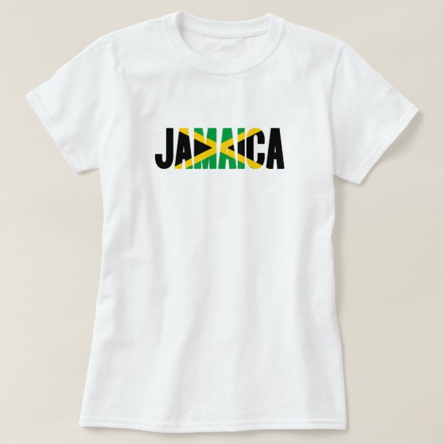 Camiseta bandeira da Jamaica (Frente do Design)
