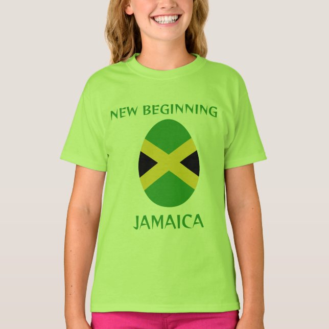 Camiseta bandeira da Jamaica (Frente)