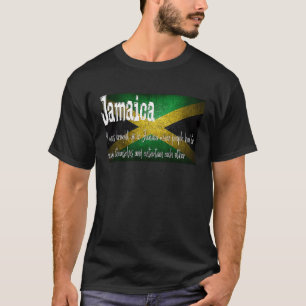 Camiseta Bandeira da Jamaica Roupas jamaicanas Jamaica para