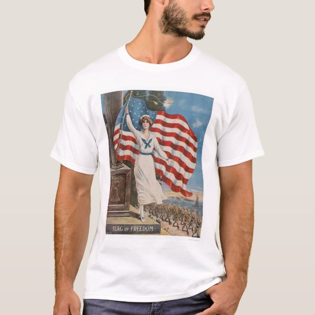 Camiseta Bandeira da liberdade (Frente)