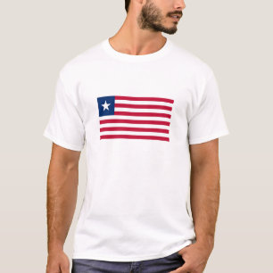 Camiseta Bandeira da Libéria