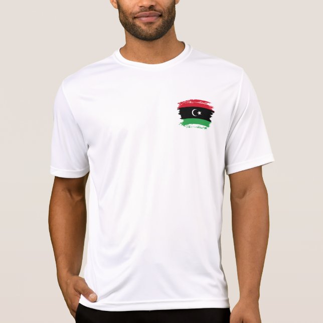 Camiseta bandeira da Líbia (Frente)