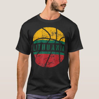 Camiseta Bandeira da Lituânia Basquetebol Fã da Equipe da L
