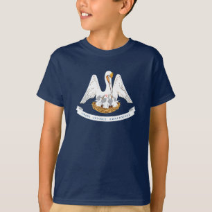 Camiseta bandeira da Louisiana