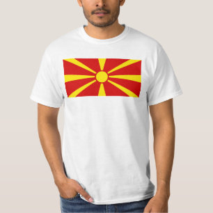 Camiseta Bandeira da Macedônia do Norte