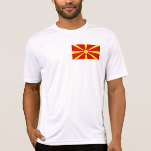 Camiseta Bandeira da Macedônia do Norte
