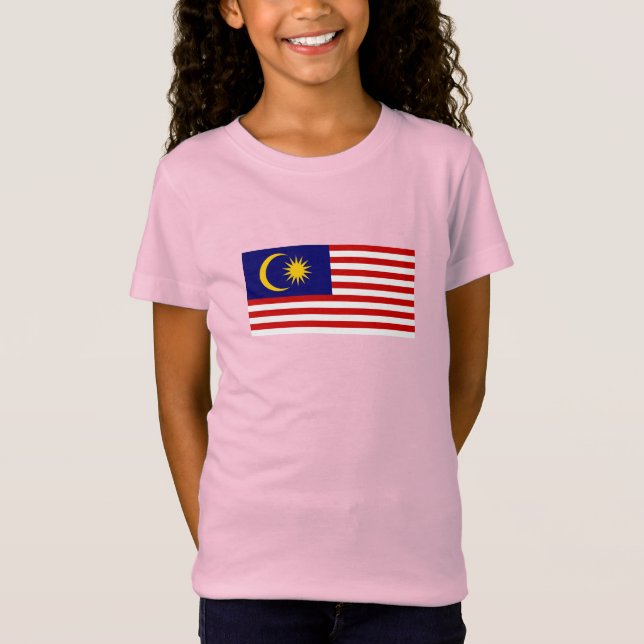 Camiseta Bandeira da Malásia (Frente)