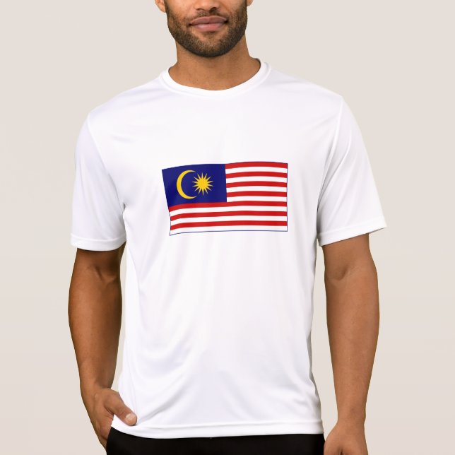 Camiseta Bandeira da Malásia (Frente)