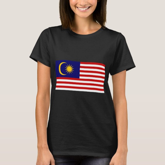 Camiseta Bandeira da Malásia (Frente)
