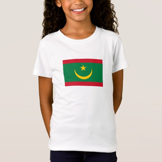 Camiseta Bandeira da Mauritânia (Frente)