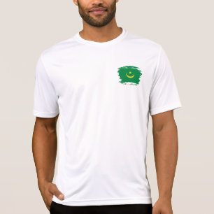 Camiseta bandeira da Mauritânia