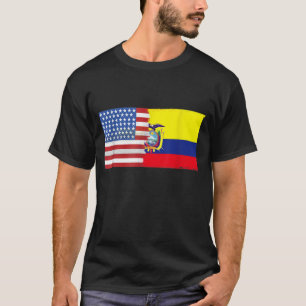 Camiseta Bandeira da meia-América do Equador