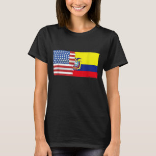 Camiseta Bandeira da meia-América do Equador