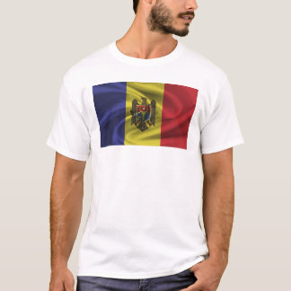 Camiseta Bandeira Da Moldávia