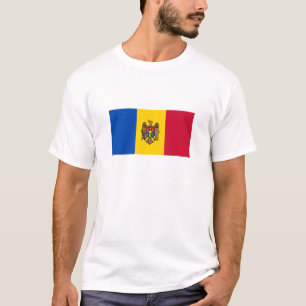 Camiseta Bandeira da Moldávia