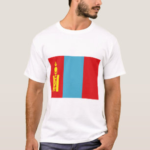 Camiseta Bandeira da Mongólia