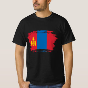 Camiseta Bandeira da Mongólia