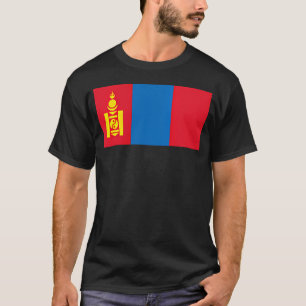 Camiseta Bandeira da Mongólia Ulaanbaatar Mongol