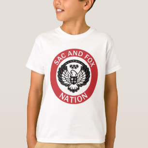 Camiseta Bandeira da Nação Sac and Fox Oklahoma
