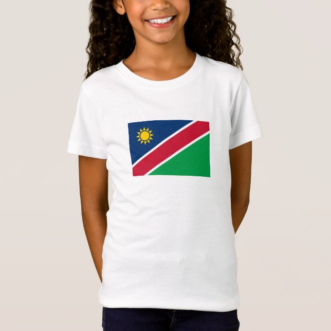 Camiseta Bandeira da Namíbia (Frente)