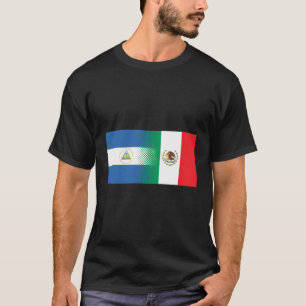 Camiseta Bandeira da Nicarágua Mexicana Nicarágua