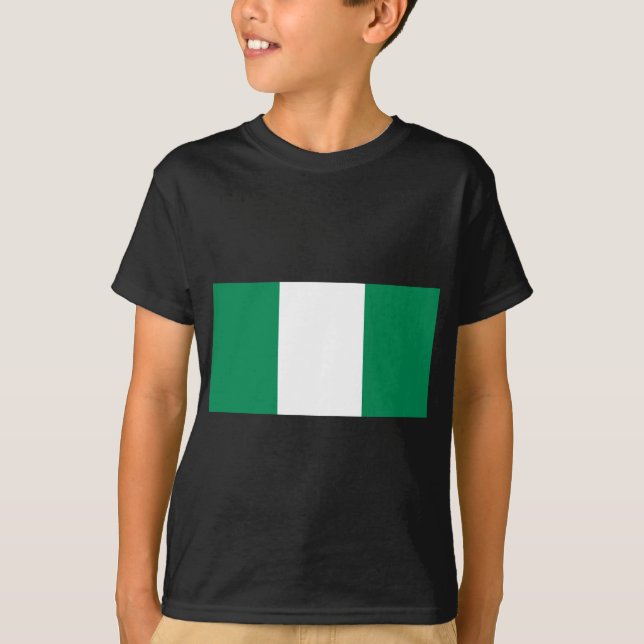 Camiseta Bandeira da Nigéria (Frente)