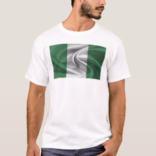 Camiseta Bandeira Da Nigéria
