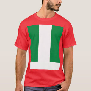 Camiseta Bandeira da Nigéria