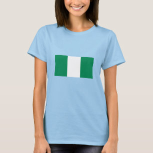 Camiseta Bandeira da Nigéria