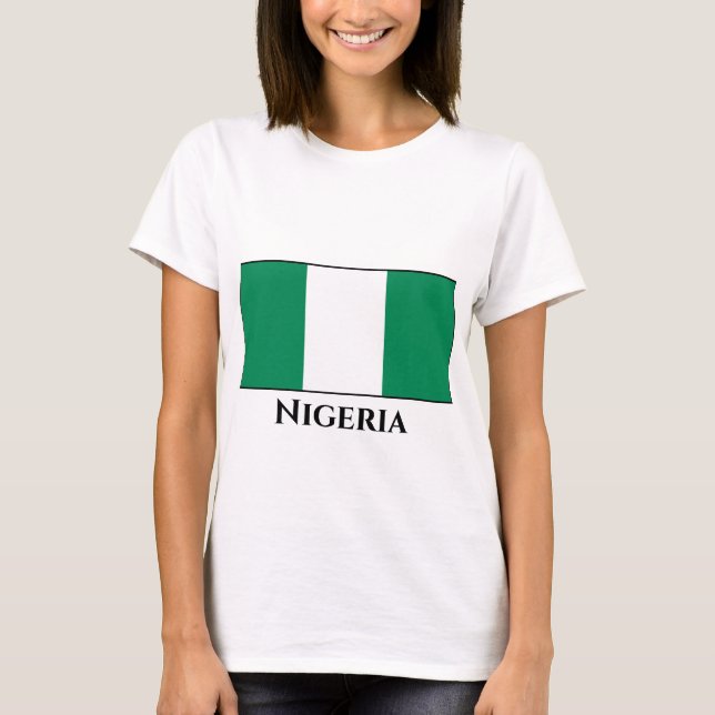 Camiseta Bandeira da Nigéria (nigeriana) (Frente)