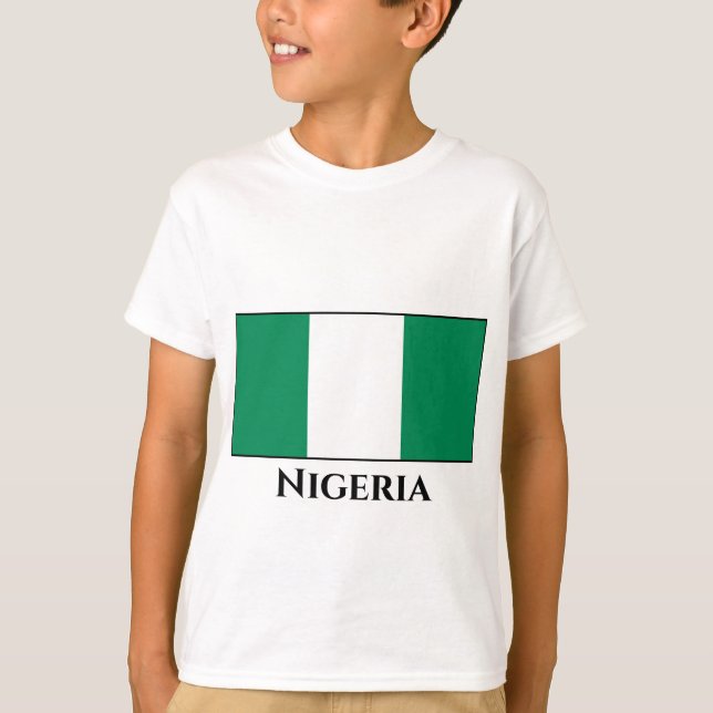 Camiseta Bandeira da Nigéria (nigeriana) (Frente)