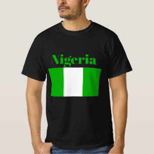 Camiseta Bandeira da Nigéria T-Shirt