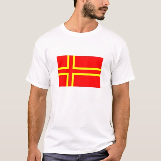 Camiseta Bandeira da Normandia (Frente)