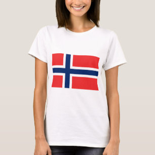Camiseta Bandeira da Noruega