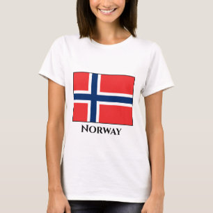 Camiseta Bandeira da Noruega