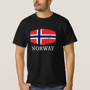 Camiseta Bandeira da Noruega